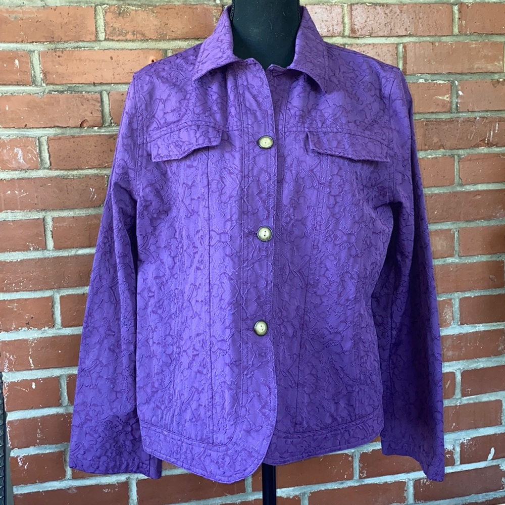 Tantrums purple XL jacket
